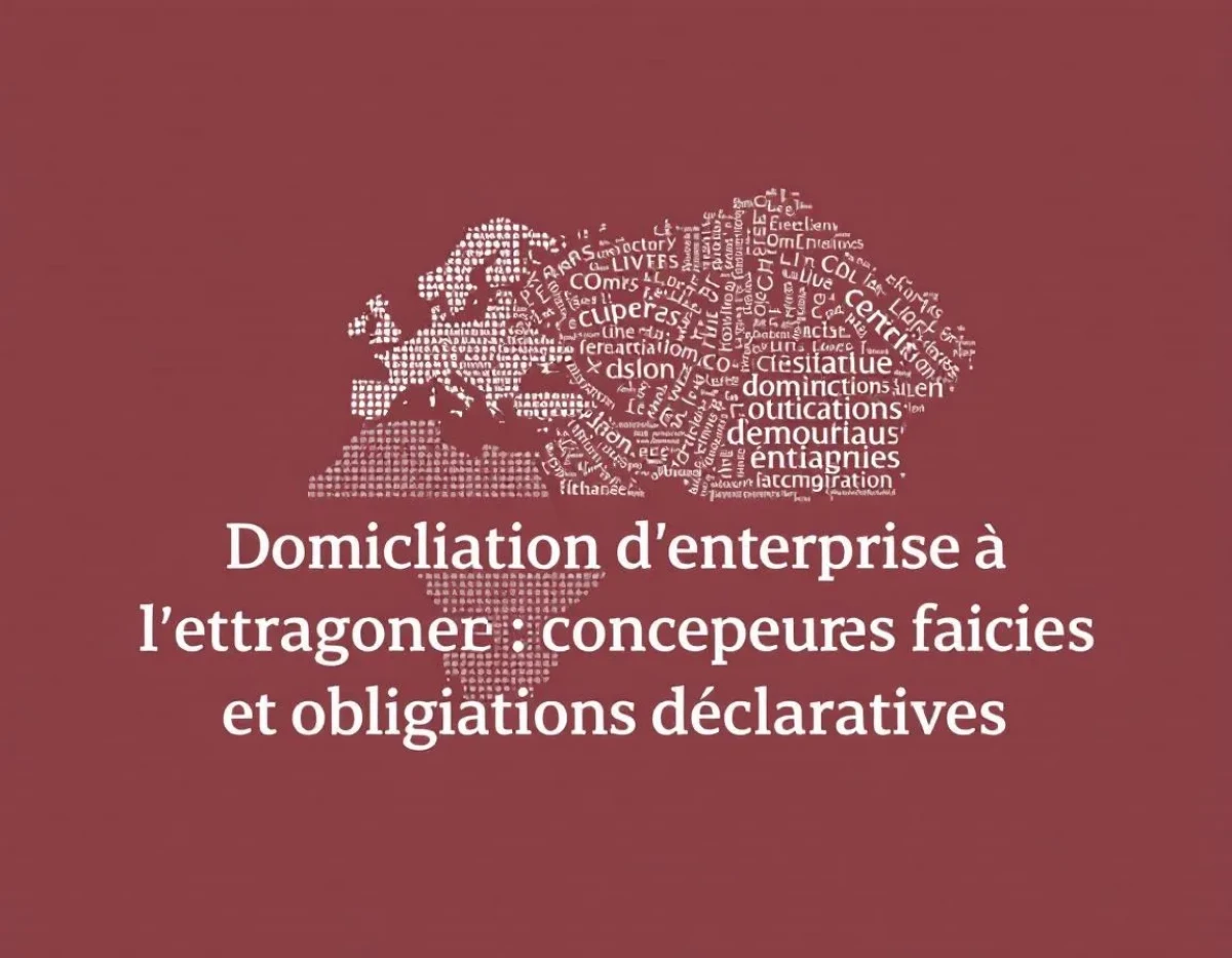 Domiciliation d'entreprise à l'étranger : conséquences fiscales et obligations déclaratives 2025