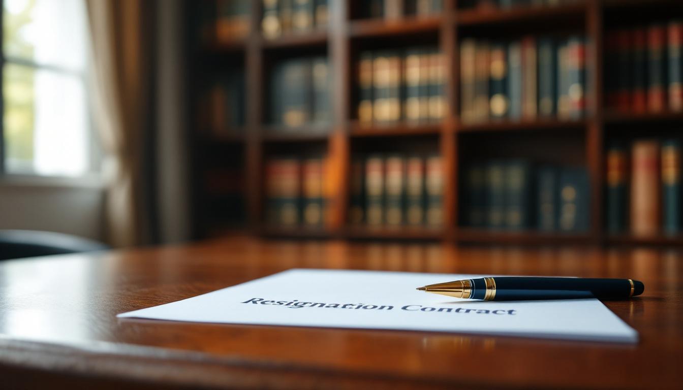Lettre de démission CDD : vos droits et obligations